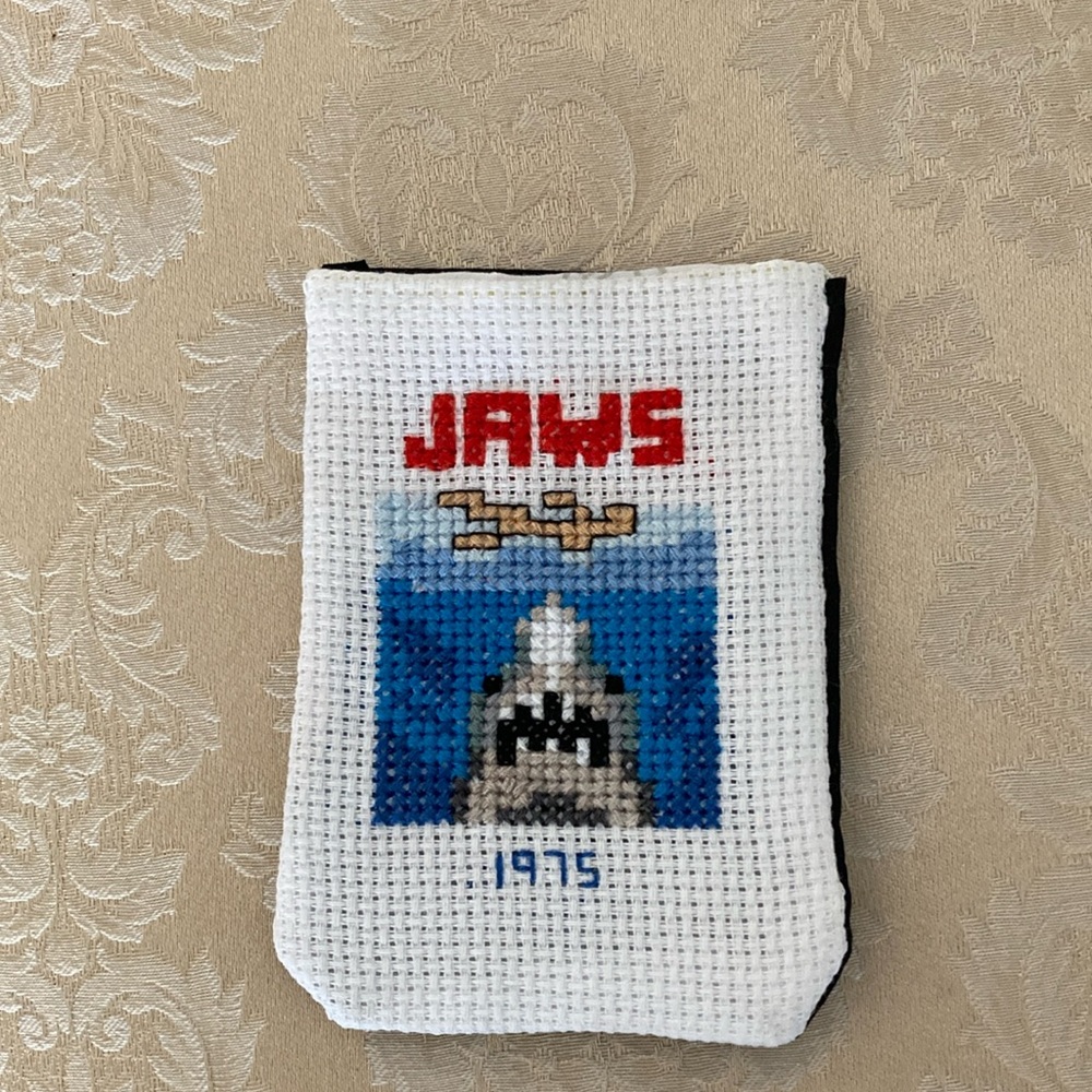 NEW Jaws poster handmade card holder
